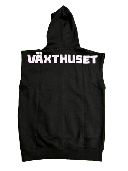 Växthuset Sleeveless Hoodie - Svart (Man)