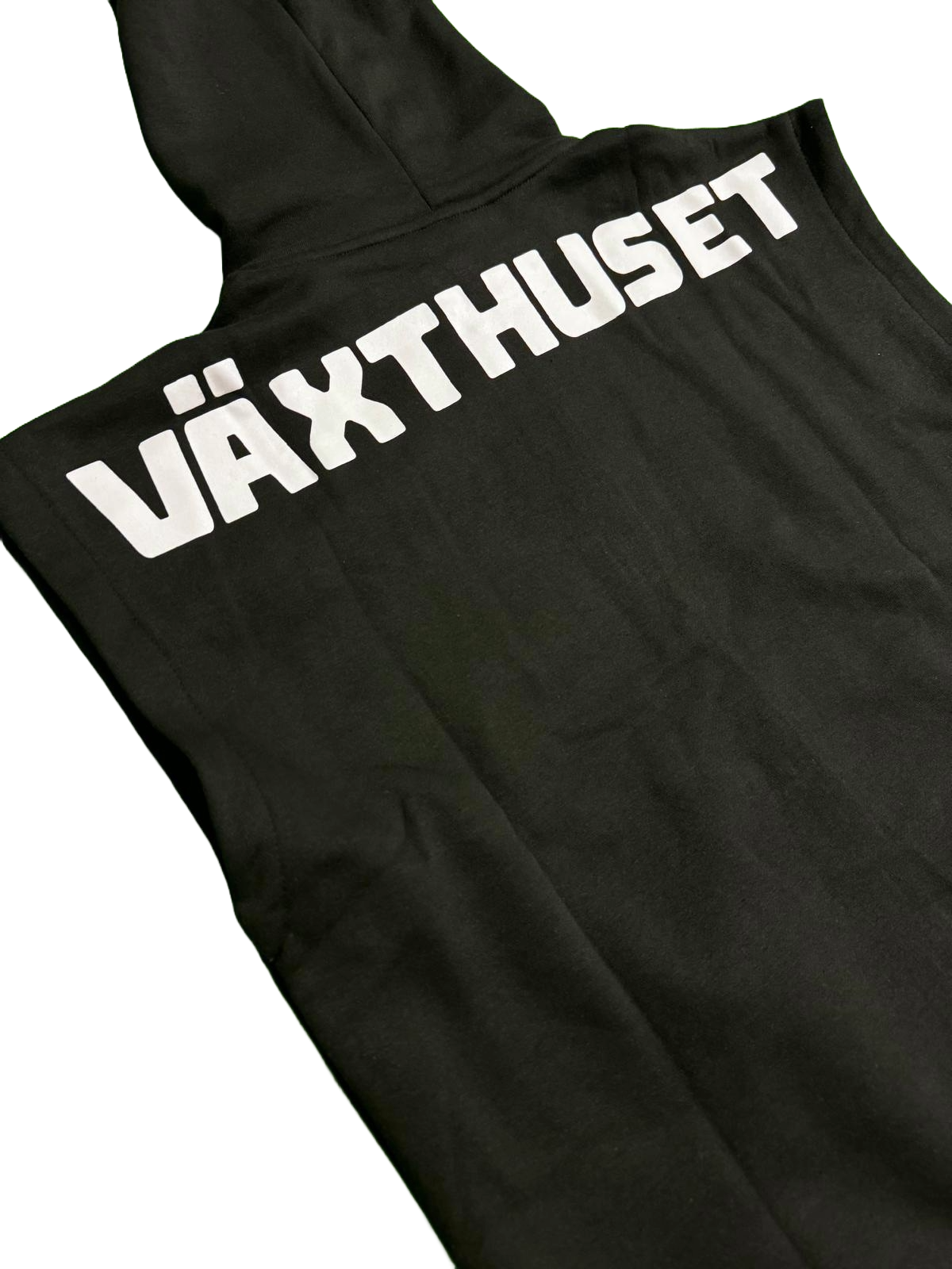 Växthuset Sleeveless Hoodie - Svart (Man)