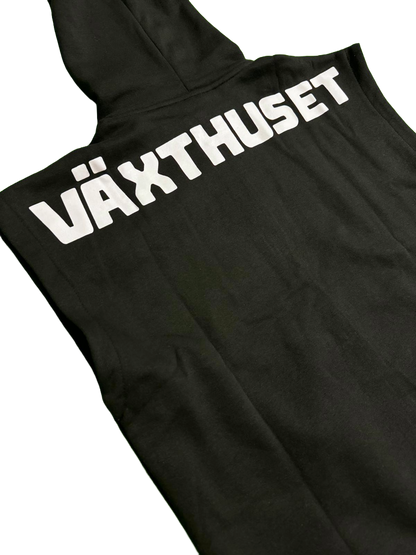 Växthuset Sleeveless Hoodie - Svart (Man)